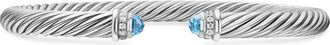 David Yurman Bracciale Classic Cable in argento sterling con diamanti (5mm)