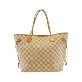 Louis Vuitton Pre-owned Tote Bags, female, White, Size: ONE SIZE Pre-owned Azur Canvas Tote Bag