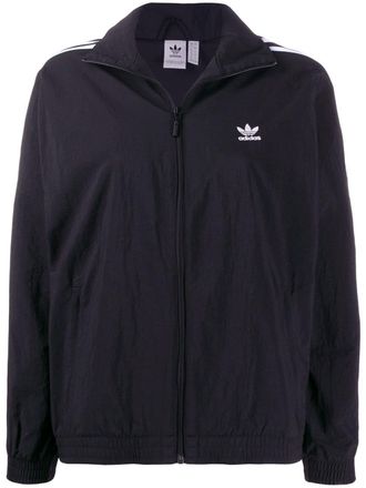 adidas zip-up track jacket - Black