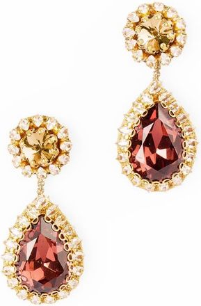 Deepa Gurnani Rekhi Drop Earrings in Amethyst at Nordstrom