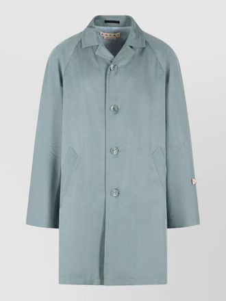 Marni lyocell trench coat raglan sleeves