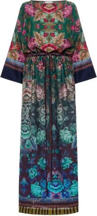 Pierre-Louis Mascia Tetris Printed Tie Dress - Dames - Maxi kleedjes - Veelkleurig - XS - Kleedjes