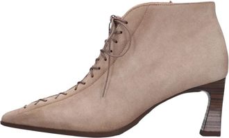 Hispanitas Schoenen, Dames, Beige, 41 EU, Su&egrave;de, Dames Enkellaarsjes Hi 264960 - C004