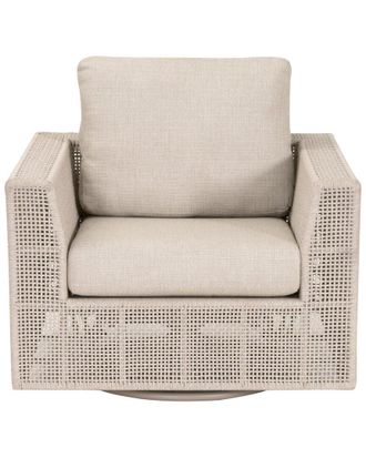 Essentials For Living Tropez Outdoor Swivel Rocker Sofa Chair
