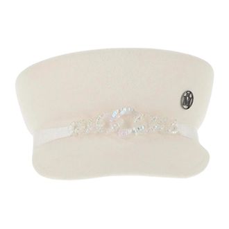 Maison Michel Hoed - Dames - Hoeden - Wit - S - Accessoires