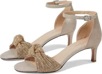 Pelle Moda Womens Shaira Shimmer Heels In Taupe
