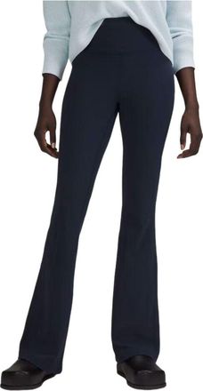 lululemon (WMNS) LULULEMON Groove Pant SHR Flare Nulu Leggings Navy LW5DKMS-615812197