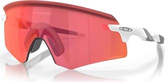 Oakley Mens Encoder Sunglasses In Matte White/prizm Trail Torch