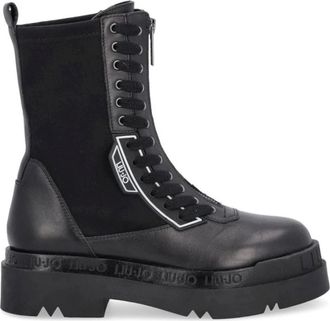 Liu Jo Love 22 Enkellaarsjes - Dames - Chelseaboots - Zwart - 36 EU - Leer - Schoenen