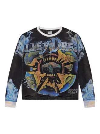 Vale graphic-print sweatshirt - men - Fabric - L - Black