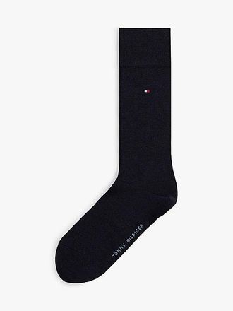 Tommy Hilfiger 1-Pack Wool Blend Flag Embroidery Socks