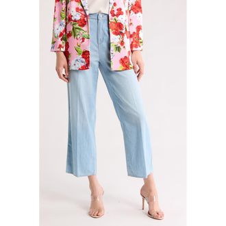 L'agence Zayne High Waist Crop Straight Leg Jeans in Dakota at Nordstrom Rack, Size 31