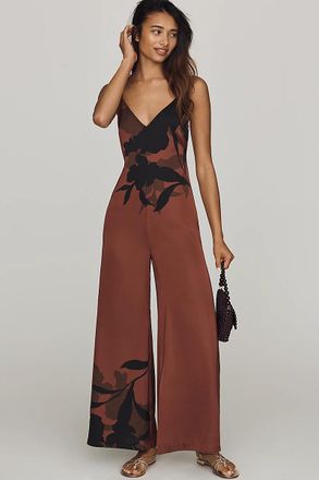 Hutch Satin Printed Jumpsuit