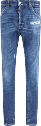 Dsquared2 Cool Guy Jeans met Vintage Details - Heren - Slim Fit Jeans - Blauw - S - Katoen - Jeans