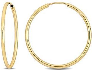 Delmar 14K Gold Hoop Earrings, 25mm at Nordstrom Rack