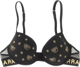Chiara Ferragni Bralette With Logomania
