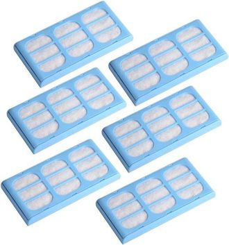 OEM Filtros Para Bebedero Cat Mate De 6 Piezas, Filtros De Carb&oacute;n De Repuesto, Filtro De Repuesto Compatible Con Cat Mate, Azul