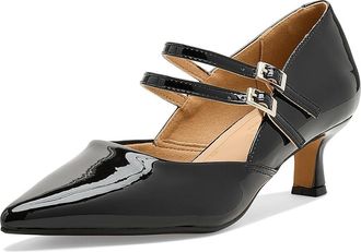 Journee Collection Carnation Womens Shoes Patent/Black : 7.5 M, Synthetic