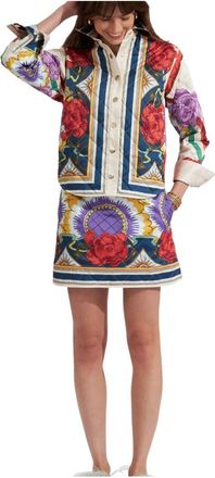 La DoubleJ Edie Liberty Era Jas - Dames - Zomerjassen - Veelkleurig - S - Polyester - Jassen