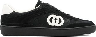 Gucci Sneakers met monogram - Zwart
