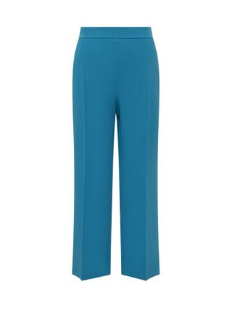 Etro Blue Bootcut Flat Front Pants