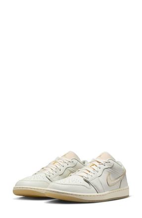 Nike Jordan Air Jordan 1 Low SE Basketball Sneaker in Sail/Team Gold/Pale Ivory at Nordstrom, Size 10.5