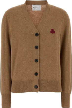 Isabel Marant Camel Cotton Blend Karina Cardigan