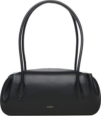 Yuzefi Oyster schoudertas - Zwart
