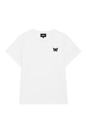 Dalix Womens Butterfly Lightweight High Waisted Tee in White at Nordstrom, Size X-Large