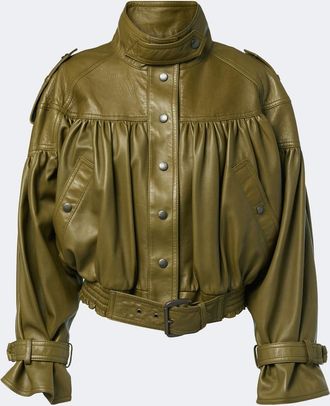 Chlo&eacute; Chlo&eacute; Cropped leather jacket