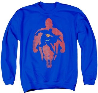 Gildan Superman Super Knockout Adult Crewneck Sweatshirt