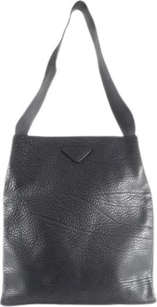 Prada Pre-owned Shoulder Bags, male, Black, Size: ONE SIZE Pre-owned Vintage Shoulder Tote Bag