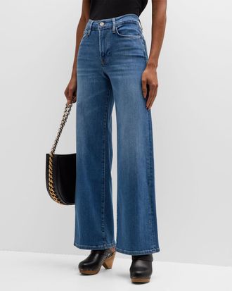 Frame Denim Le Slim Palazzo Jeans