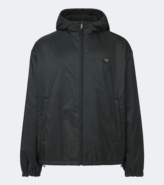 Prada Chaqueta de Re-Nylon con logo
