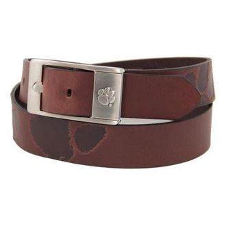 Eagles Wings Clemson Tigers Brandish Leather Belt - Brown at Nordstrom, Size 36