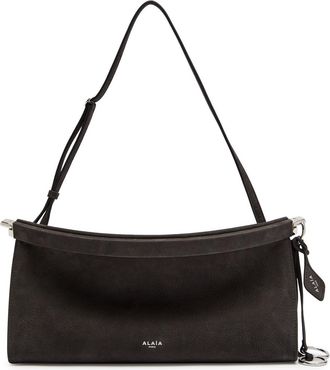 Alaia East West Medium Nubuck Shoulder bag - Dark Grey - One Size