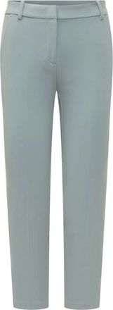 Pinko Bello Broeken - Dames - Chinos - Blauw - S - Polyester - Broeken