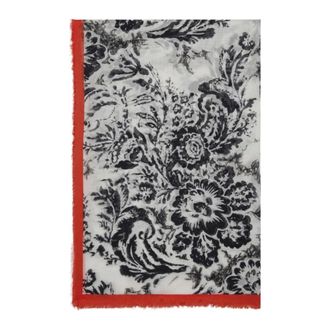 Elena Miro Accessoires, Dames, Veelkleurig, ONE Size, Printed Modal Scarf