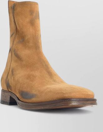 Acne Studios leather suede ankle boots
