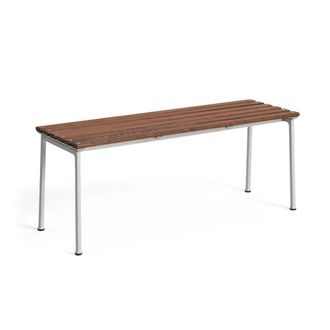 HAY Traverse Outdoor Bank, Aluminium / Esche ge&ouml;lt