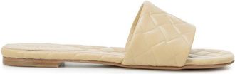 Bottega Veneta Beige Lamb Leather Womens Sandals