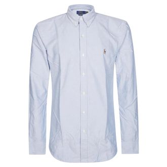 Polo Ralph Lauren SL BD PPC SP Long Sleeve Sport Shirt - Heren - Zakelijke Overhemden - Blauw - M - Katoen - Overhemden