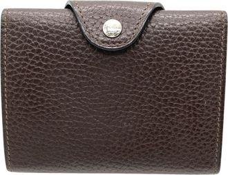 Herm&egrave;s Brown Vache Leather Wallet (Bi-Fold) (Pre-Owned)