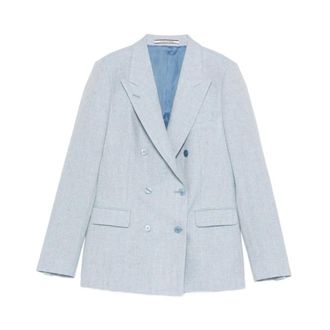 Tagliatore Blazers, female, Blue, Size: L Giacca doppiopetto
