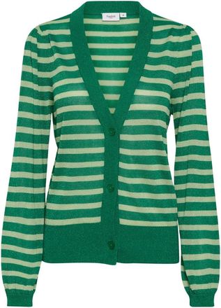 Saint Tropez Glittervest Jelly Bean - Dames - Vesten - Groen - L - Truien & Vesten