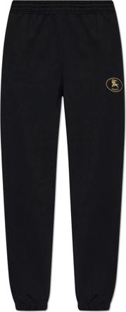 Burberry Broeken, Heren, Zwart, L, Katoen, Sid sweatpants