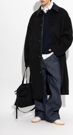 Entire studios Wool Coat, Mens, Black