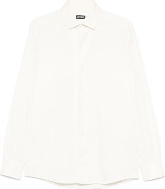 Ermenegildo Zegna Camicia con colletto classico - Giallo