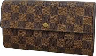 Louis Vuitton Ebene Long Wallet (Bi-Fold) (Pre-Owned)
