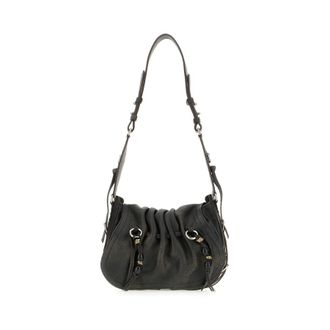 Isabel Marant Dark Brown Leather Shoulder Bag
